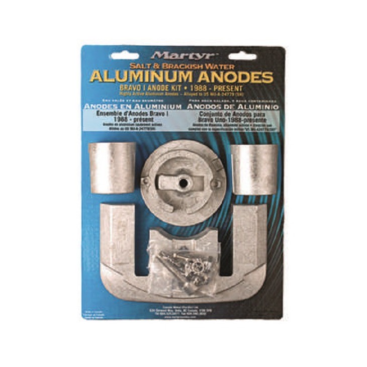 Kit anodes pour MERCURY BRAVO ONE