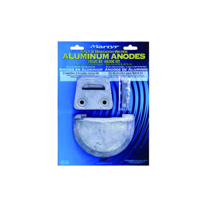 Kit anodes alu pour VOLVO SX