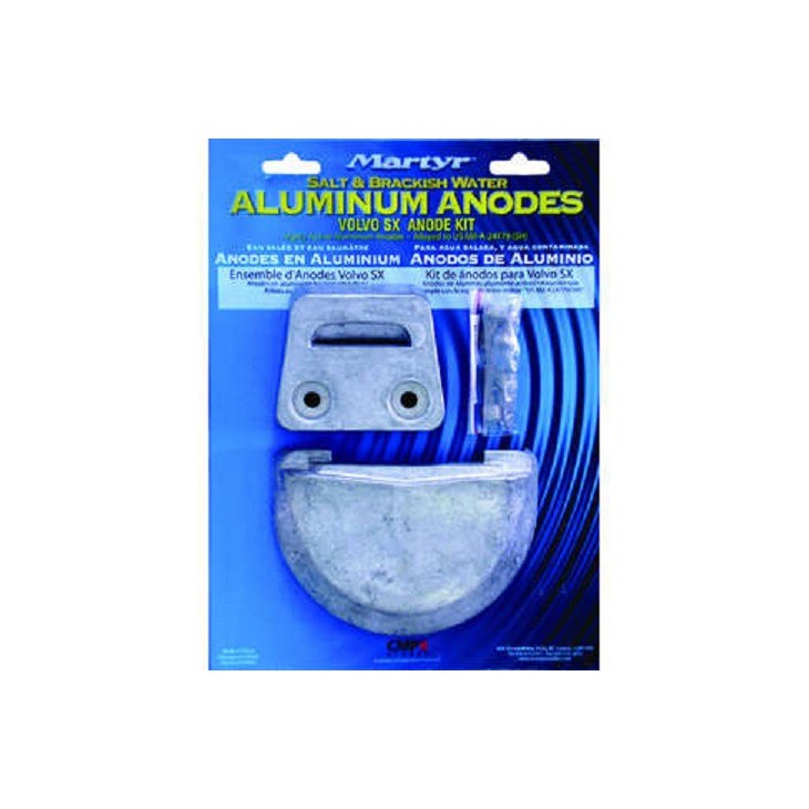 Kit anodes alu pour VOLVO SX