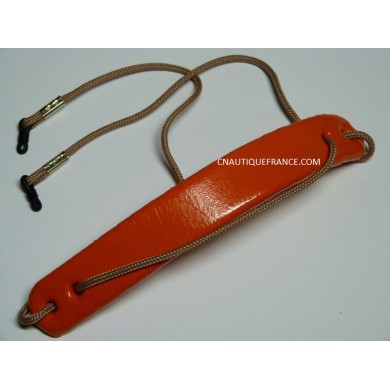 Cordelette flottante orange pour lunettes