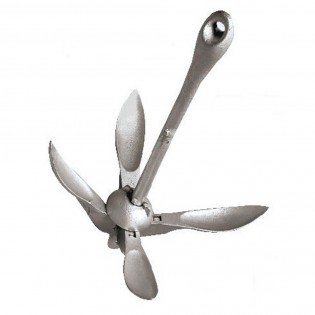 ANCRE GRAPPIN PLIABLE - 4 KG - ACIER GALVANISE