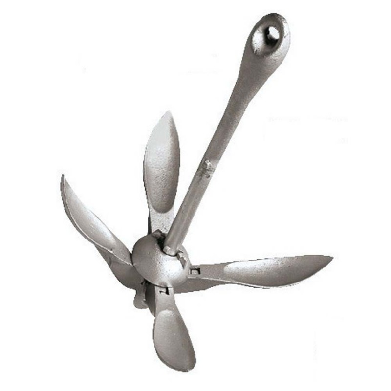 ANCRE GRAPPIN PLIABLE - 3.2 KG - ACIER GALVANISE