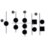 BOULE NOIR DE MOUILLAGE 300 MM