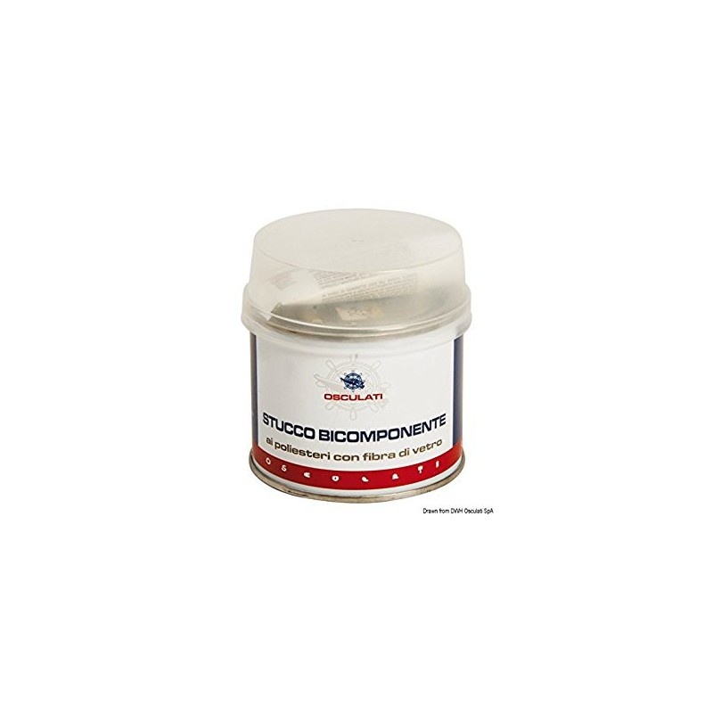 MASTIC POLYESTER BICOMPOSANT - INCOLORE - 200 G