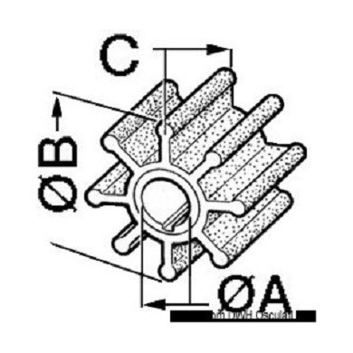 Turbine de pompe à eau 