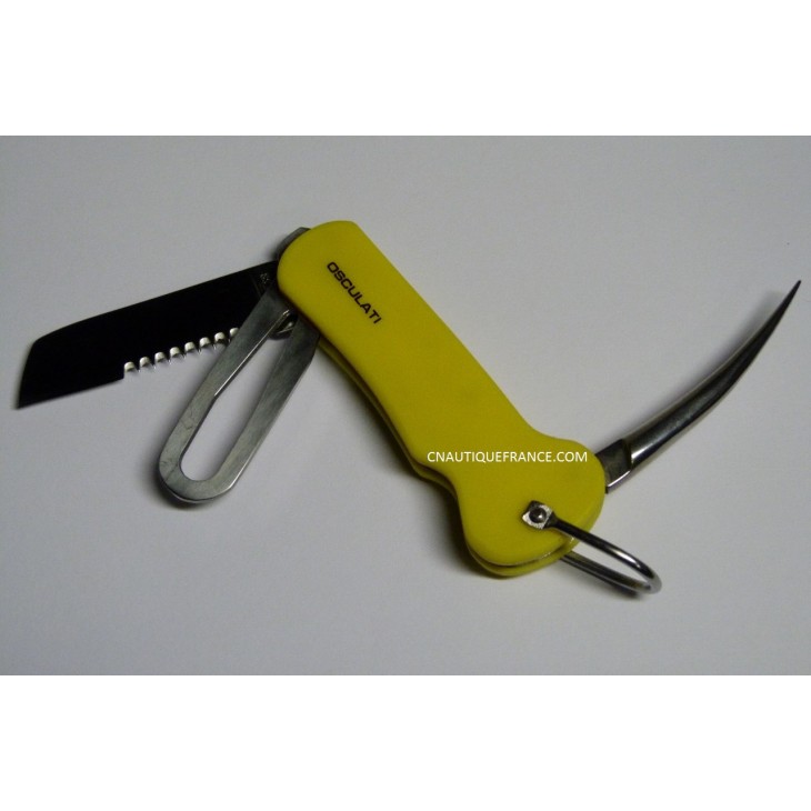 COUTEAU MULTIFONCTION POUR VOILE - JAUNE