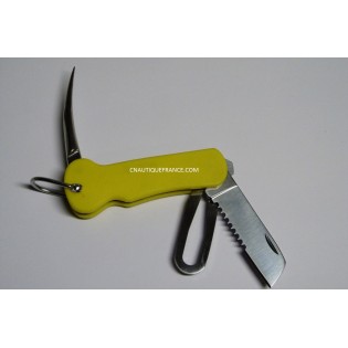 COUTEAU MULTIFONCTION POUR VOILE - JAUNE