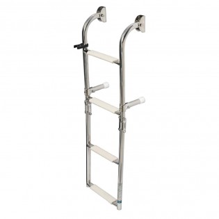 5 marches - Echelle de bain inox pliante