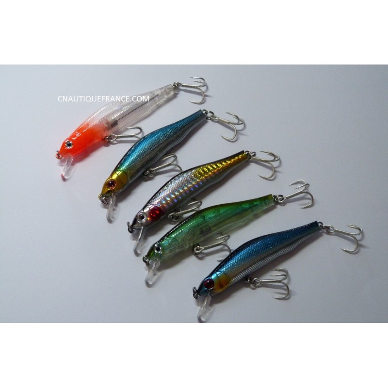 5 Leurres à bavettes 9 cm