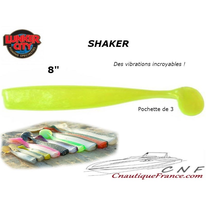 8" - SHAKER CHARTREUSE SILK - PAQUET DE 3
