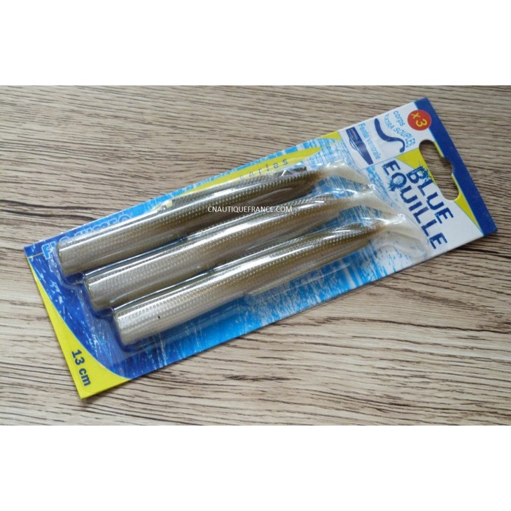 13 cm - 3 Blue Equille - Corps extra souple