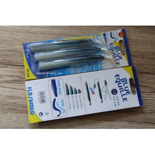 13 cm - 3 Blue Equille - Eperlan - Corps extra souple
