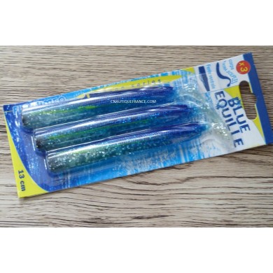 13 cm - 3 Blue Equille - Eperlan - Corps extra souple