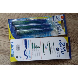 13 cm - 3 Blue Equille - Eperlan - Corps extra souple