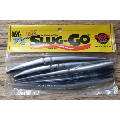 7.5" ALEWIFE SHAD SLUG-GO - PAR 5 - Leurre souple LUNKER CITY