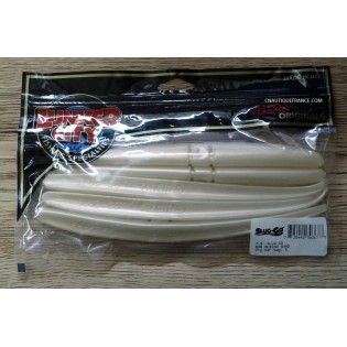 7.5" ALBINO SHAD SLUG-GO - PAR 5 - Leurre souple LUNKER CITY