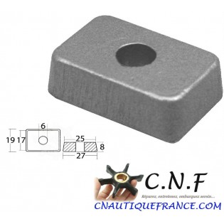 ANODE ZINC POUR EMBASE 4 - 6 CV TOHATSU