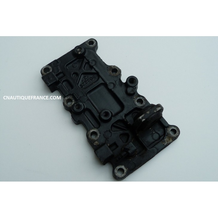 PLAQUE D' ECHAPPEMENT 9.9 - 15 CV 2T 2CYL  JOHNSON EVINRUDE OMC 322404