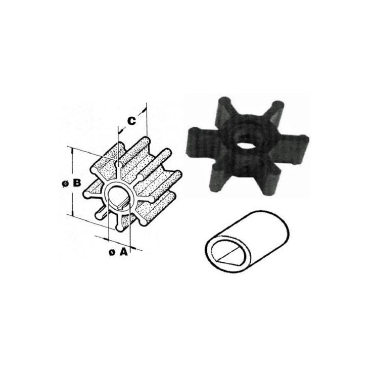 Turbine pour moteur inbord