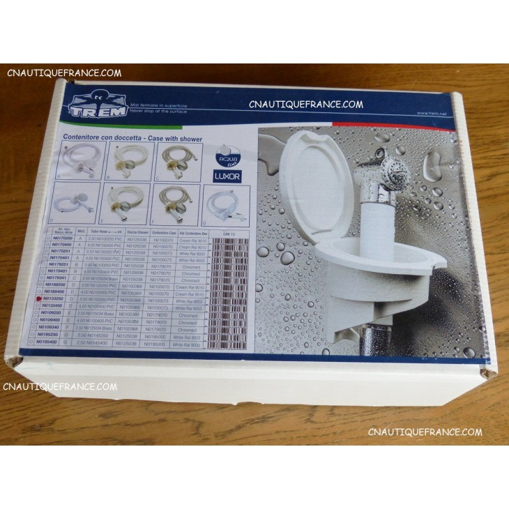 COFFRET DE DOUCHE LUXE - tuyau de 2.5 m