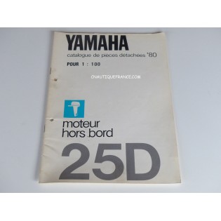 25D - CATALOGUES PIECES DETACHEES YAMAHA