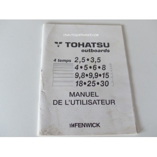 2.5 - 30 CV 4T - MANUEL D'UTILISATION TOHATSU