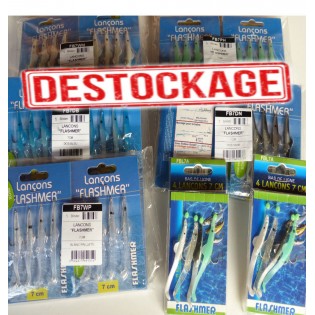 7 CM - BAS DE LIGNE 4 LANÇONS