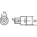 ANODO ADAPTABLE 75 - 225 CV 4T YAMAHA