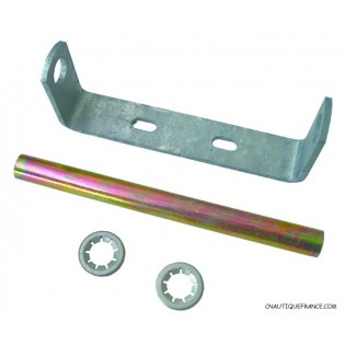 L : 250 MM - SUPPORT DIABOLO AXE 22 MM + TUBE + RONDELLES