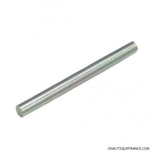 L : 25 CM -ø 2 CM - AXE ACIER PLEIN + RONDELLES D'ARRET