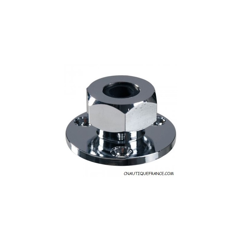 Ø 10 MM - PASSE-FIL ETANCHE EN LAITON CHROME