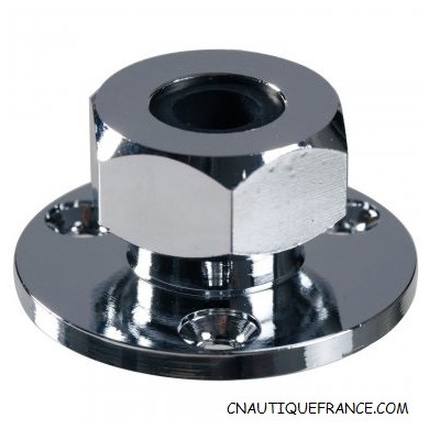Ø 6 MM - PASSE-FIL ETANCHE EN LAITON CHROME