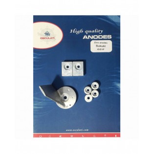 DF40 DF50 - KIT ANODES ALUMINIUM POUR SUZUKI