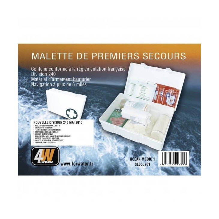MALETTE PREMIERS SECOURS OCEAN MEDIC 1