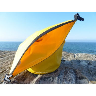 37L - SAC DE BORD A BENDOUILERE GRIS 55 X Ø 29 CM