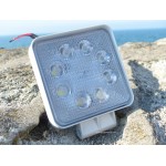 PROJECTEUR ETANCHE A LED - CARRE 8 X 3 W