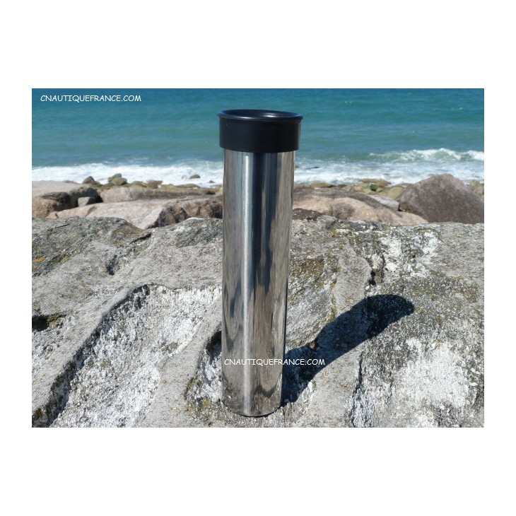 PORTE CANNE A PECHE EN INOX - A PLAQUER