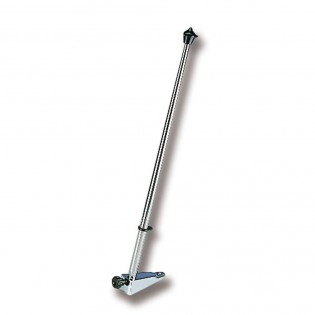 50 CM - HAMPE DE PAVILLON - BASE EN LAITON CHROME