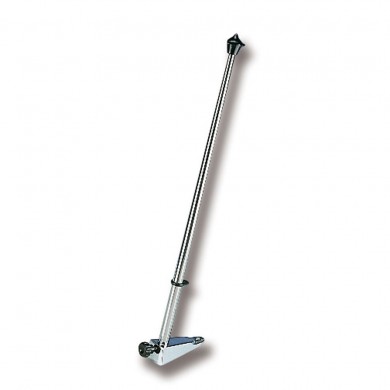 40 CM - HAMPE DE PAVILLON - BASE EN LAITON CHROME