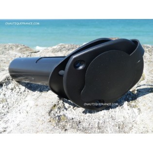 PORTE CANNE A PÊCHE A ENCASTRER NOIR