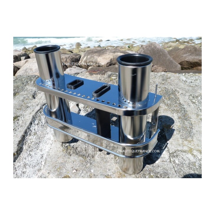 PORTE CANNES INOX - RATELIER 2 EMPLACEMENTS