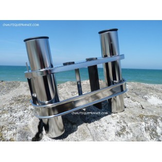 PORTE CANNES INOX - RATELIER 2 EMPLACEMENTS