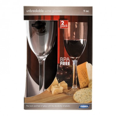 VERRE A VIN INCASSABLE - SET DE 2