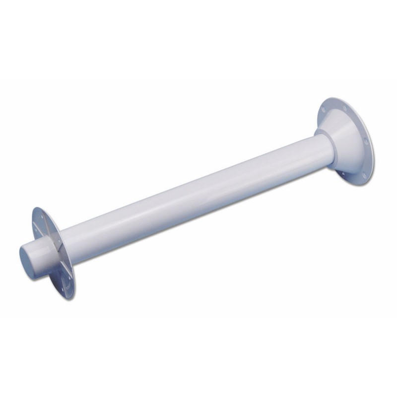 PIED DE TABLE ALUMINIUM LAQUE BLANC