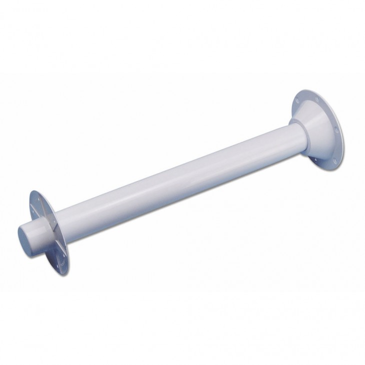 PIED DE TABLE ALUMINIUM LAQUE BLANC