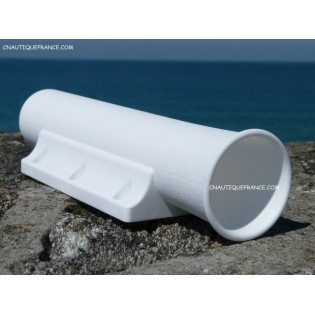 Porte canne à plaquer plastique blanc 
