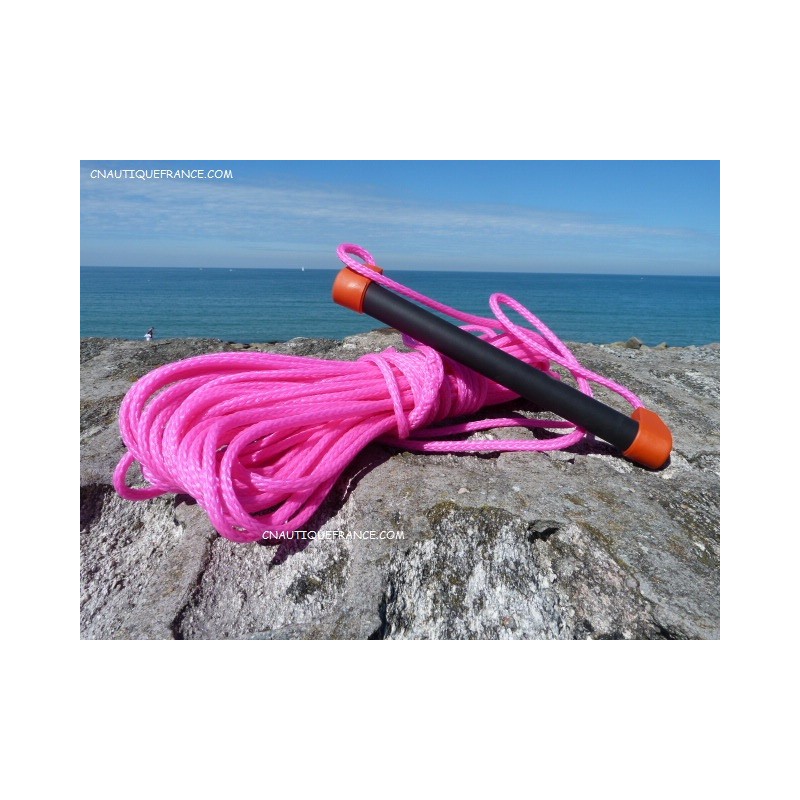 CORDE DE SKI NAUTIQUE FLUO 7.5 MM X 21,7 M