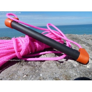 CORDE DE SKI NAUTIQUE FLUO 7.5 MM X 21,7 M