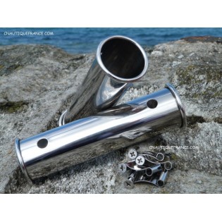 PORTE-CANNE FIXATION MURALE INOX