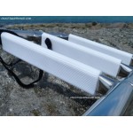 3 marches - Echelle de bain inox télescopique